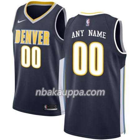 Denver Nuggets Custom Nike 2017-18 Navy Pelipaidat Swingman - Miesten